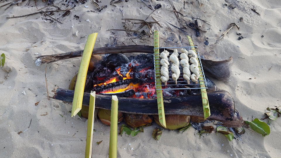 tonga-buckelwale-strandfeuer-grillgut