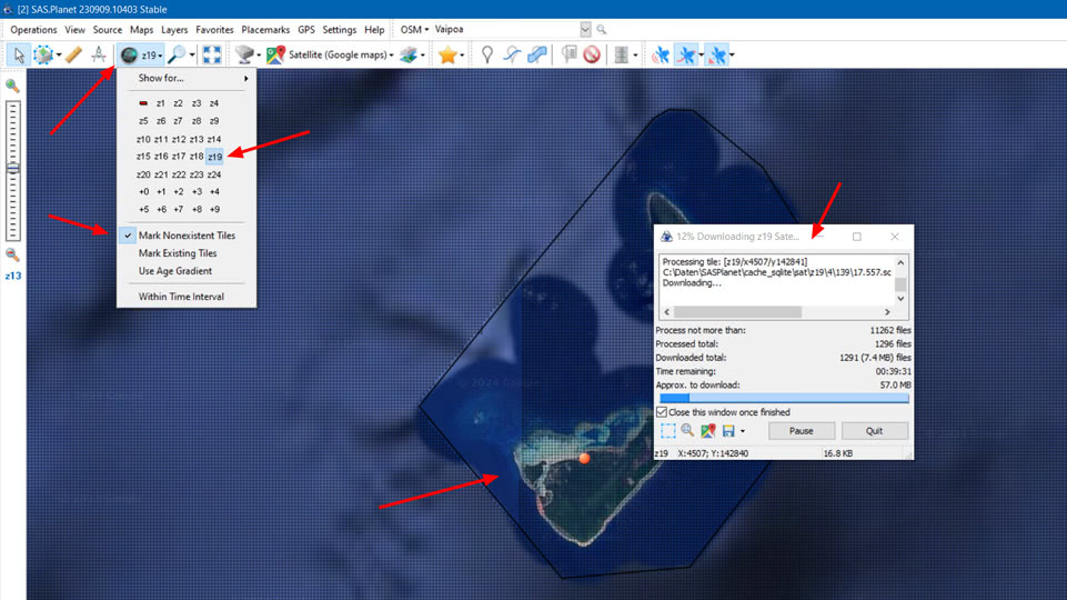 luftbilder-auf-kartenplotter-sasplanet-gebiet-download-fortschritt