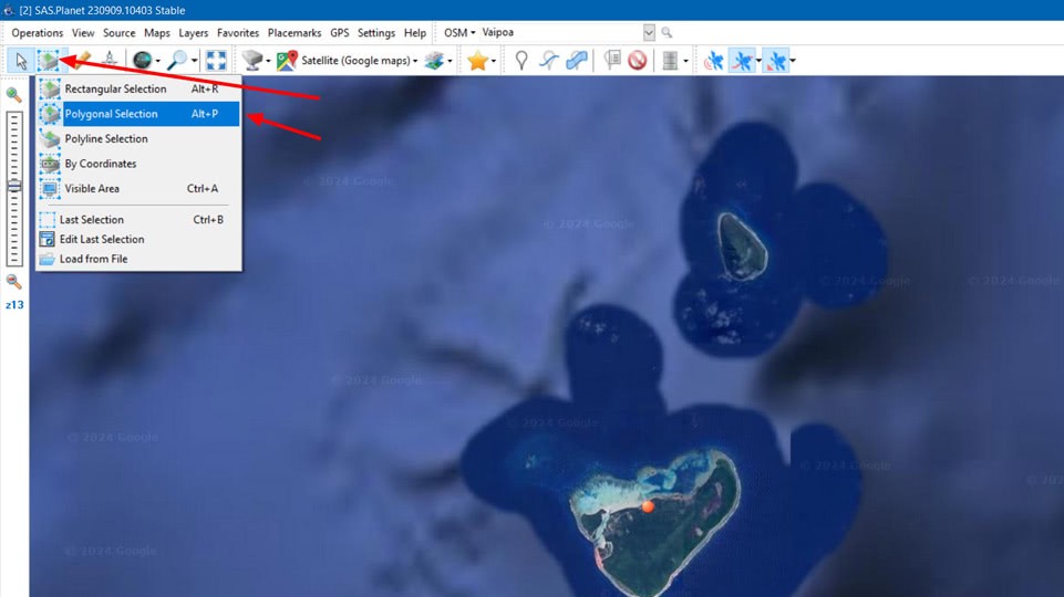 luftbilder-auf-kartenplotter-sasplanet-polygon-auswahl